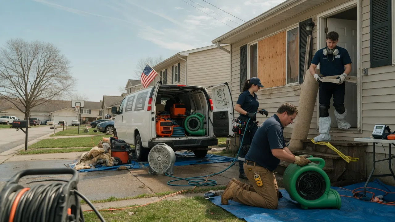 Water Damage Restoration in Hurley, SD near me